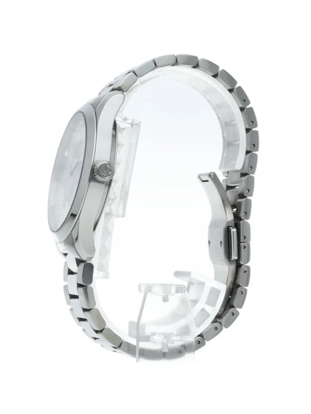 Gucci G-timeless Watch 126.4 Silver Polished
